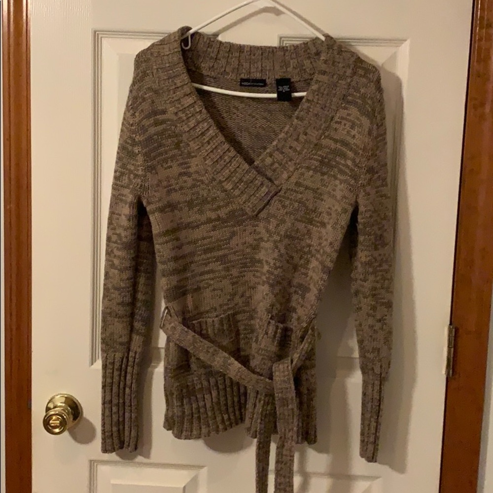 Pink and grey sweater